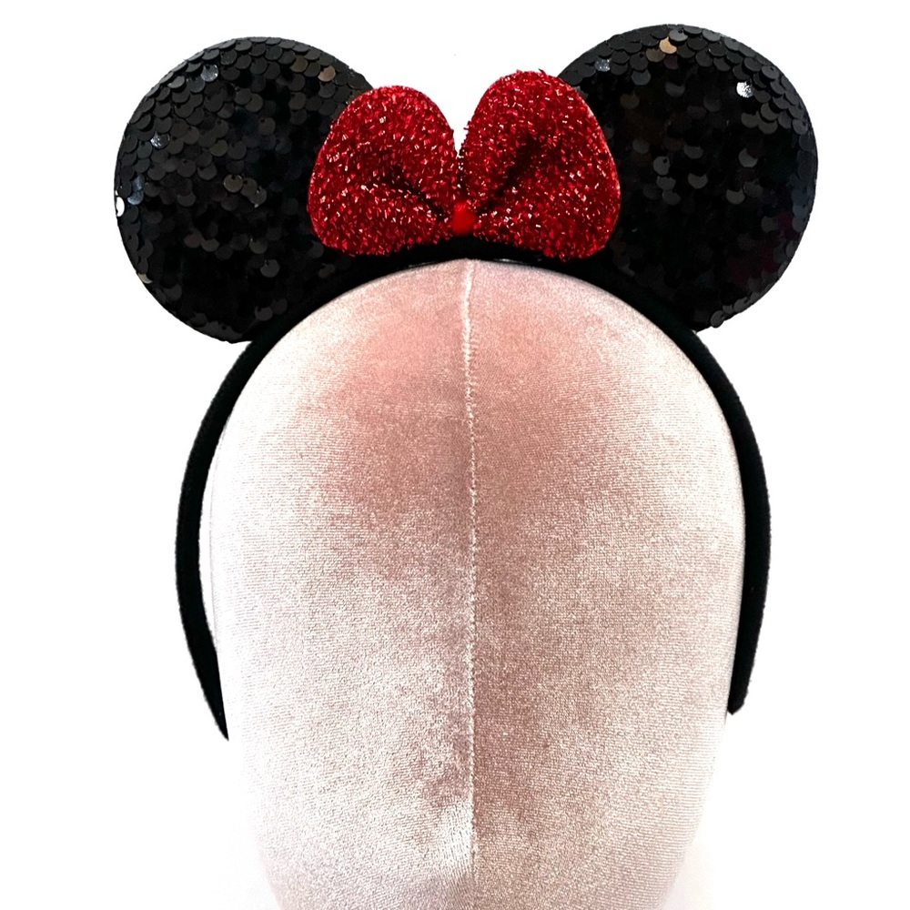 Mouse ears - Black Sequin for kids